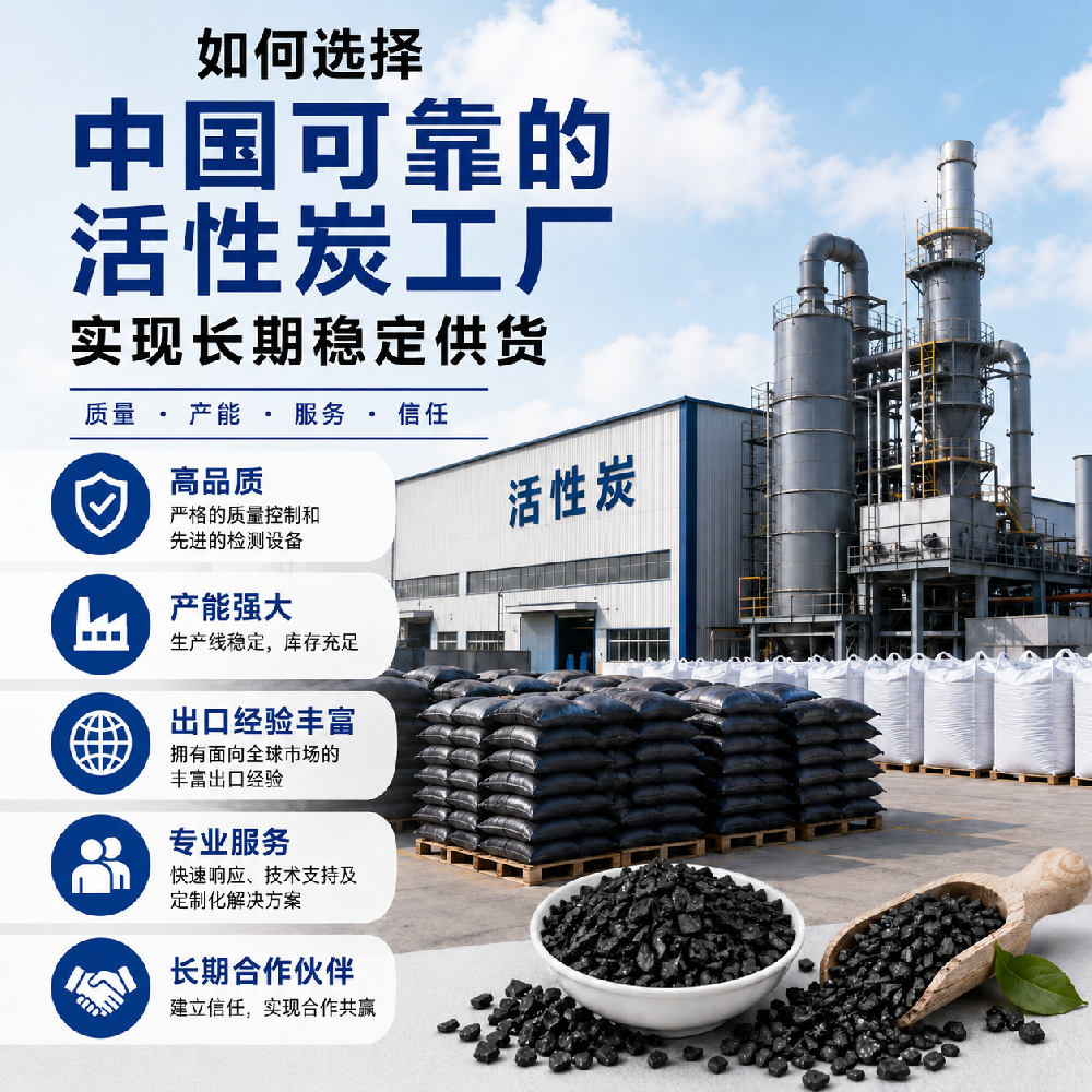 如何在中国挑选可长期供货的靠谱活性炭生产厂家